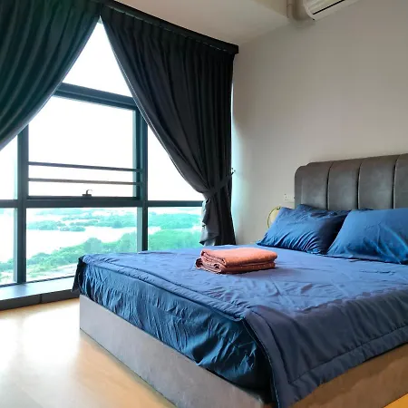 Dangabay Seaview 4Pax With Netflix Wifi Apartment Johor Bahru Exterior photo